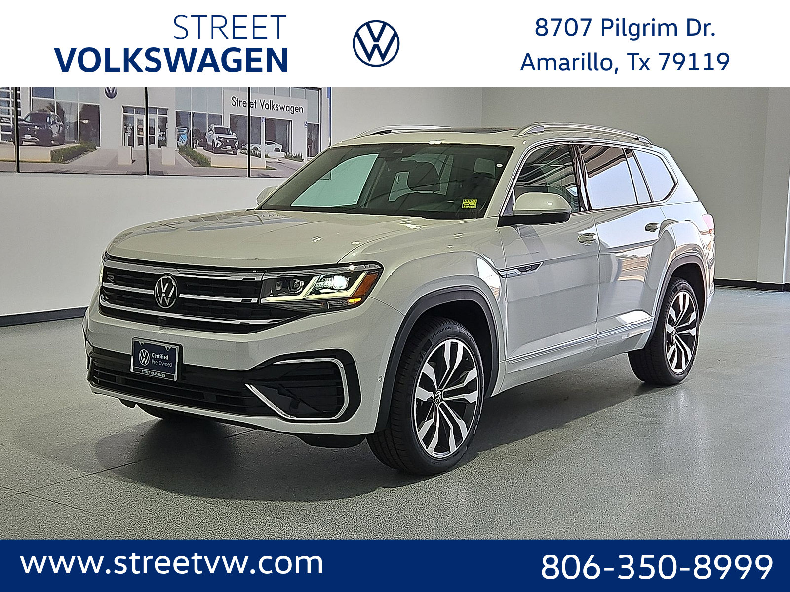 Certified 2023 Volkswagen Atlas SEL Premium