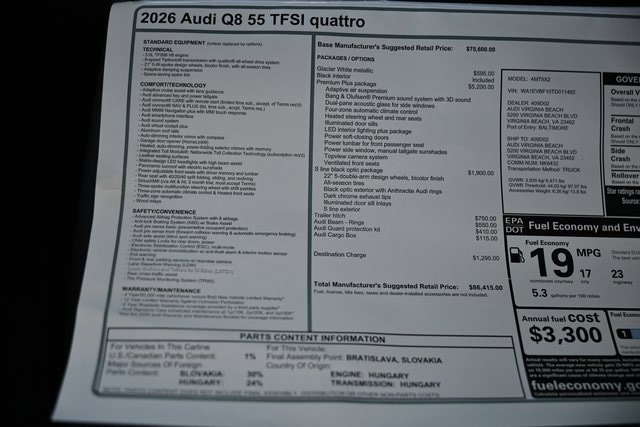 New 2026 Audi Q8 Premium Plus image 41