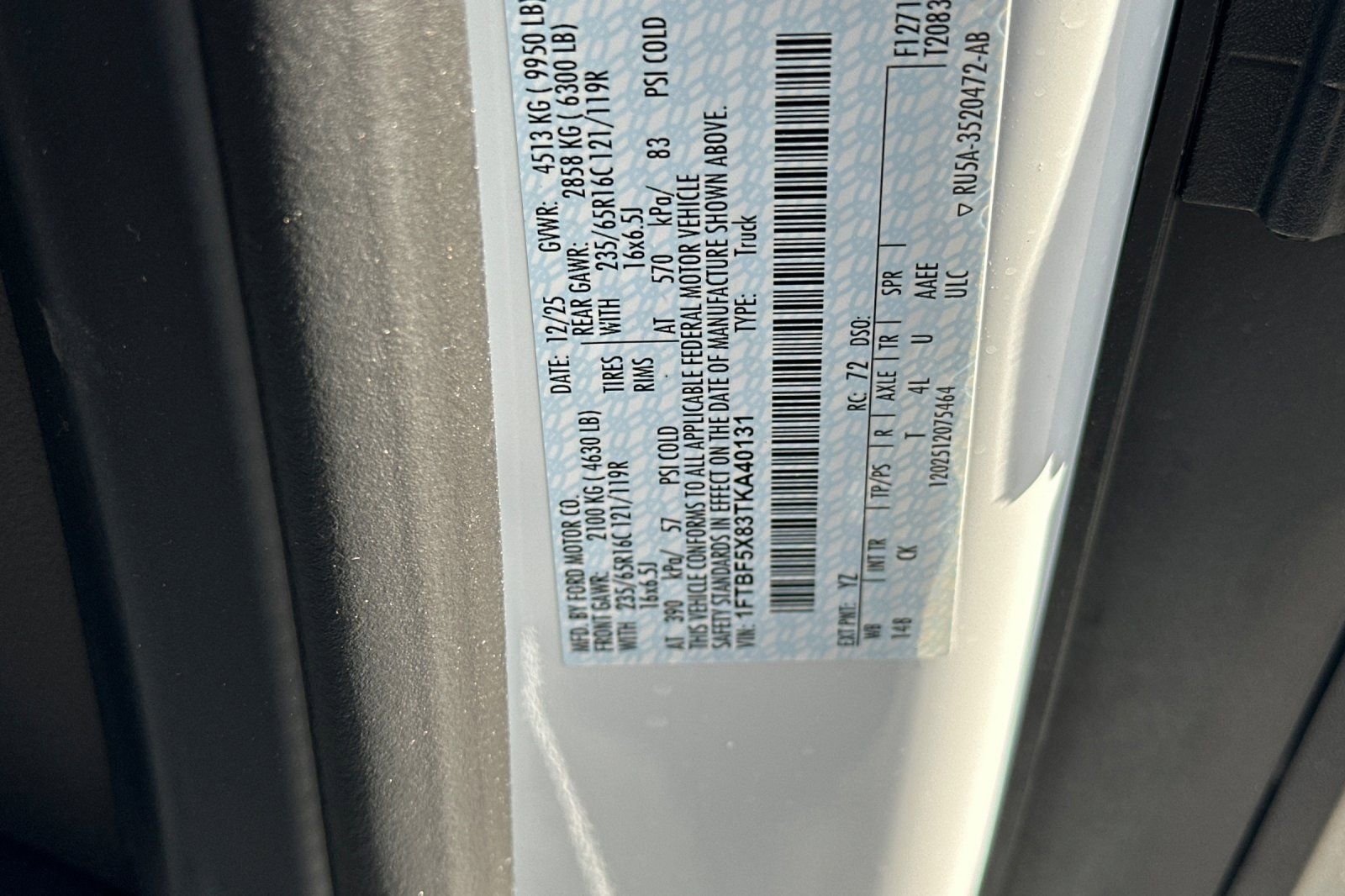 New 2026 Ford Transit 350 148 High Roof w/ Load Area Protection Package image 33