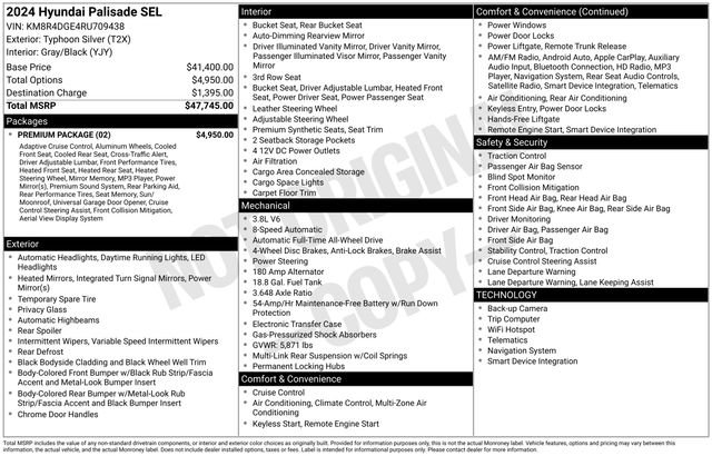 Used 2024 Hyundai Palisade SEL w/ Premium Package image 20