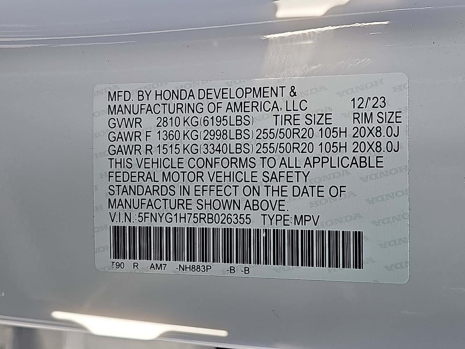 Used 2024 Honda Pilot Touring image 30