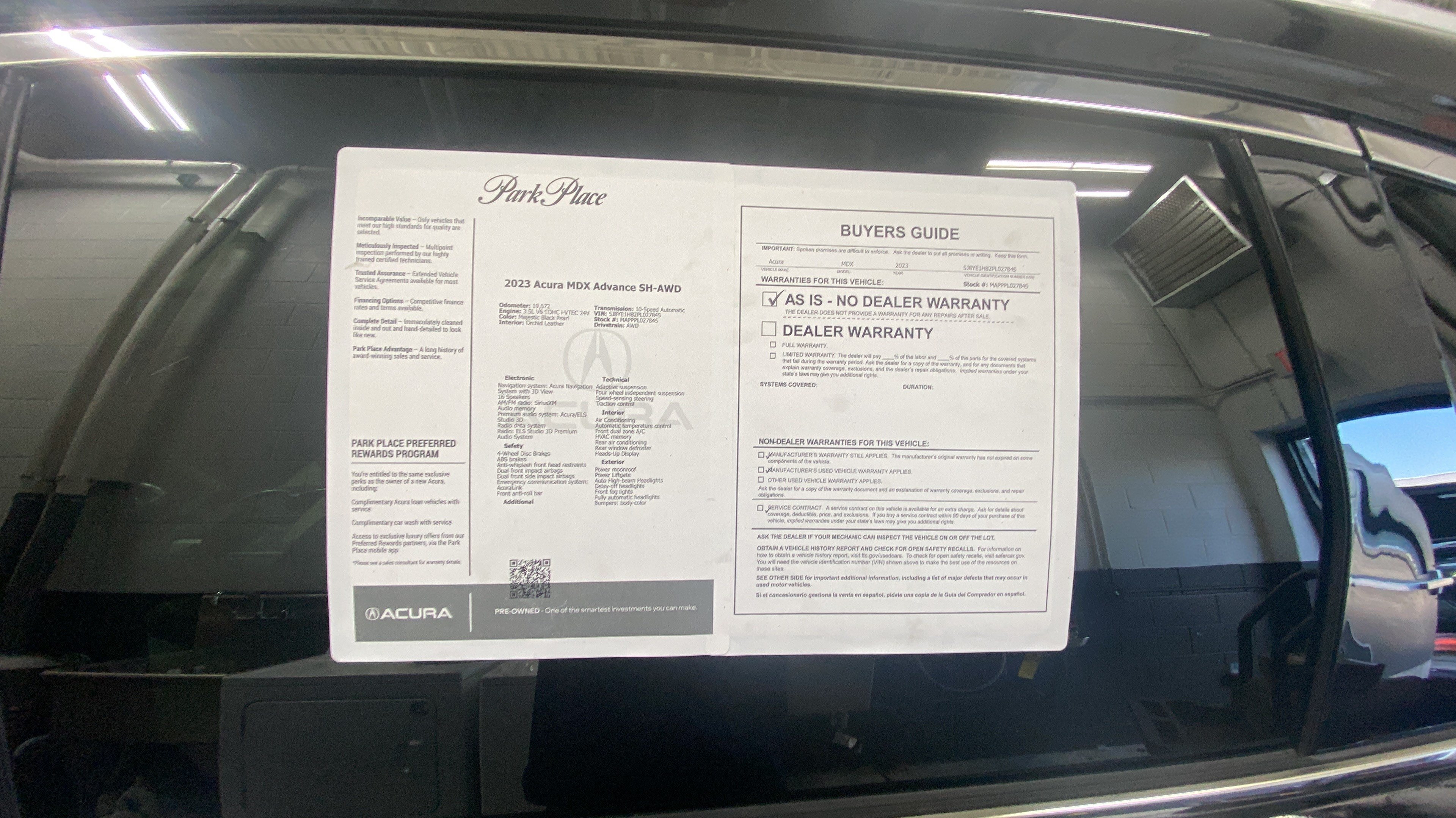 Certified 2023 Acura MDX w/ Advance Package AWD/4WD image 30