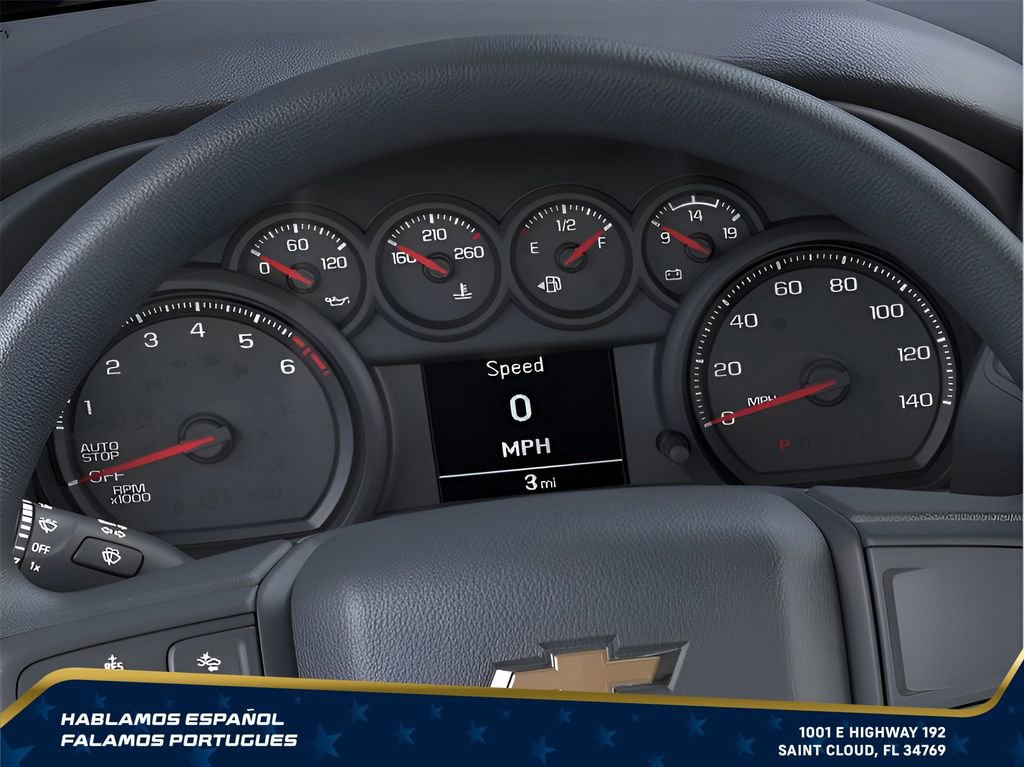 New 2026 Chevrolet Silverado 1500 Custom w/ Turbomax Blackout Package RWD image 12