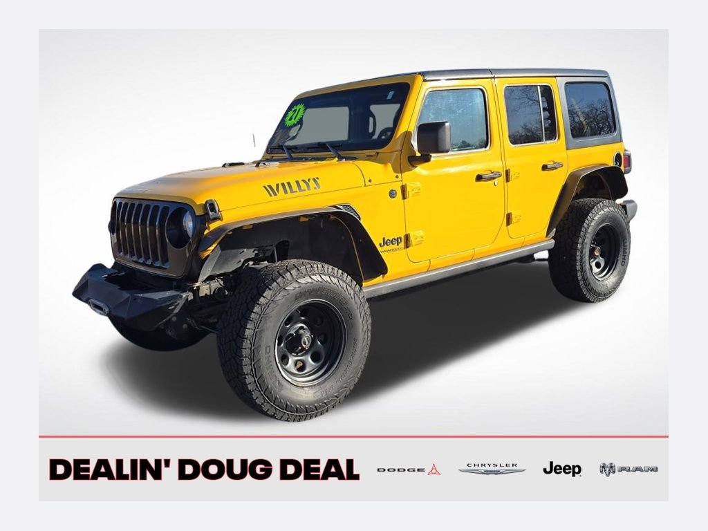 Used 2021 Jeep Wrangler Unlimited Willys image 1