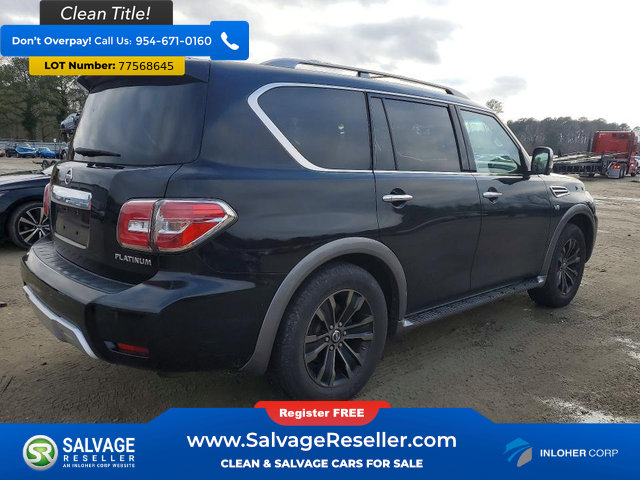 Used 2017 Nissan Armada Platinum w/ Captain Seat Package AWD/4WD image 4