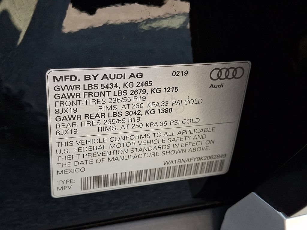 Used 2019 Audi Q5 2.0T Premium Plus w/ Premium Plus Package AWD/4WD image 29