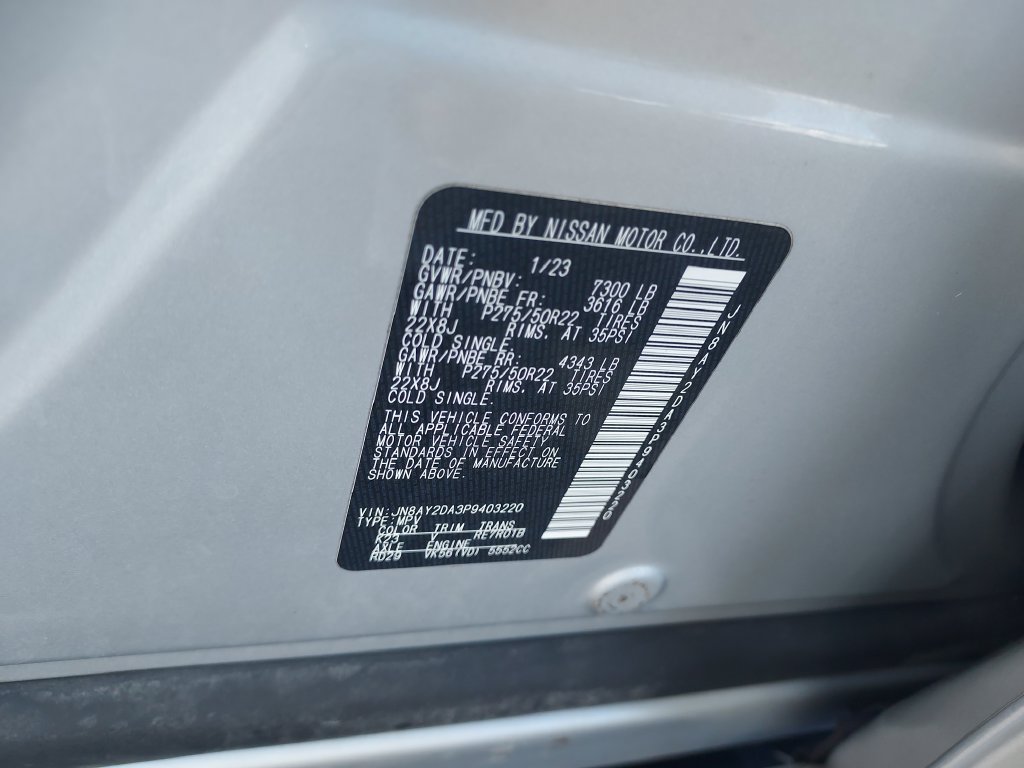 Used 2023 Nissan Armada Platinum w/ Captain's Chairs Package RWD image 27