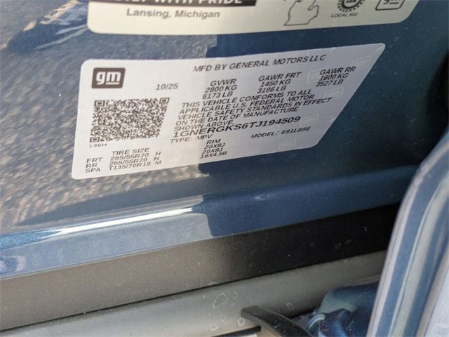 New 2026 Chevrolet Traverse LT w/ Sun and Wheel Package image 51