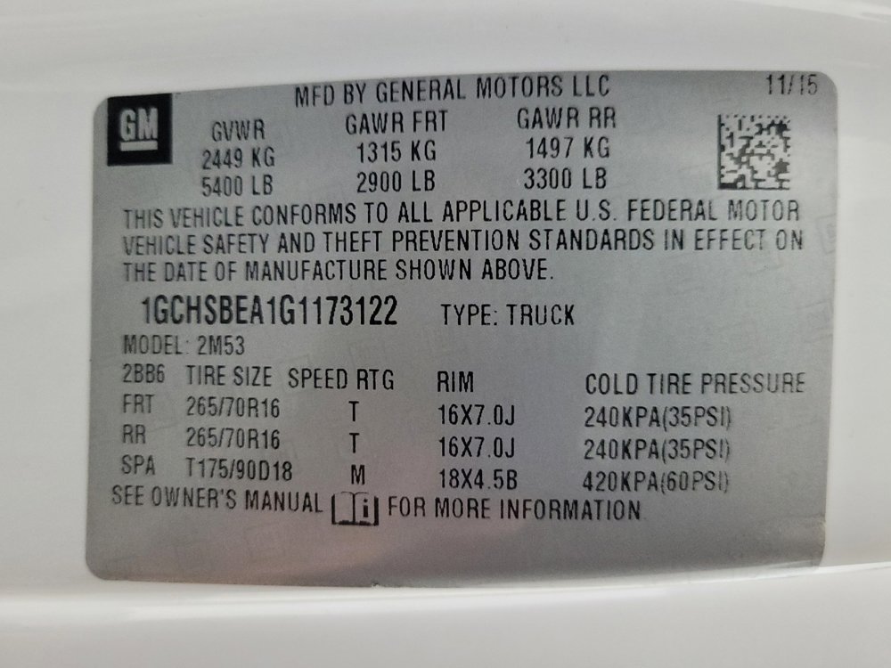 Used 2016 Chevrolet Colorado W/T image 33