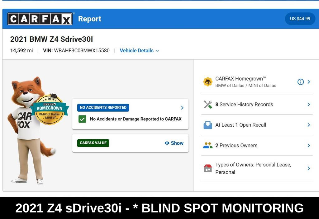Used 2021 BMW Z4 sDrive30i w/ Premium Package RWD image 9