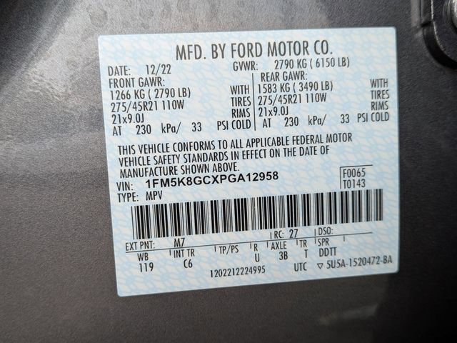 Used 2023 Ford Explorer ST w/ Equipment Group 401A AWD/4WD image 32
