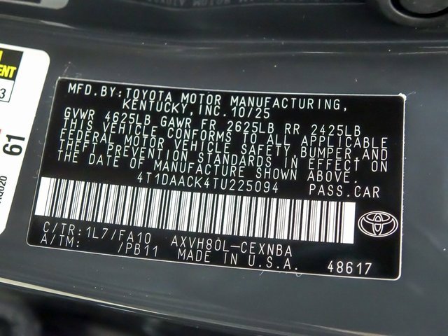 New 2026 Toyota Camry LE image 24