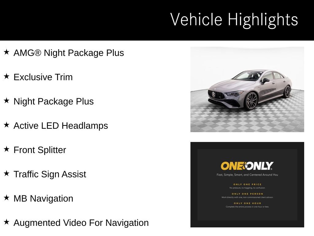 Used 2025 Mercedes-Benz CLA 35 AMG 4MATIC image 9