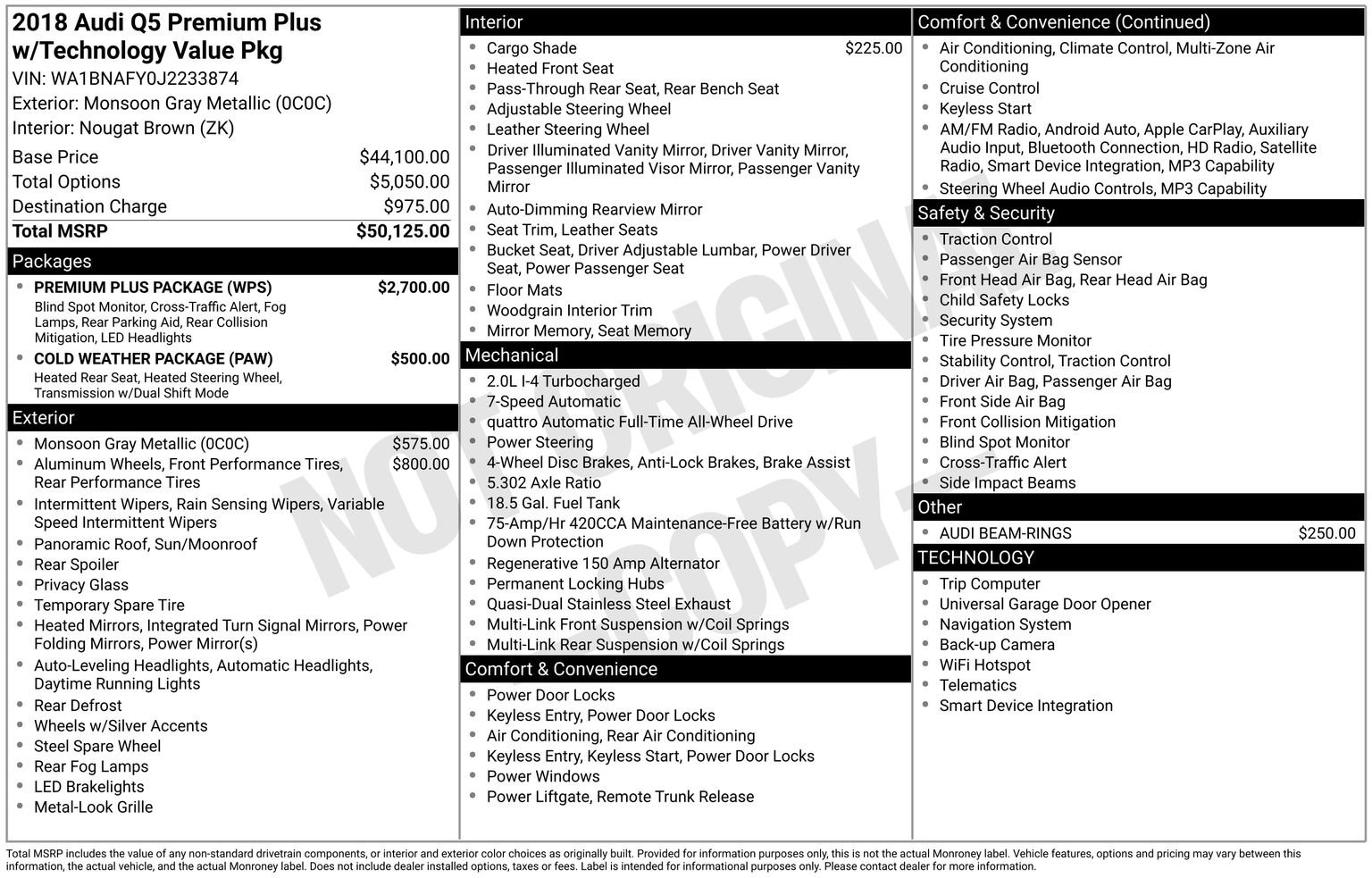 Used 2018 Audi Q5 2.0T Premium Plus w/ Premium Plus Package image 34