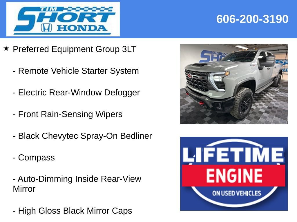 Used 2024 Chevrolet Silverado 2500 ZR2 w/ Technology Package image 12