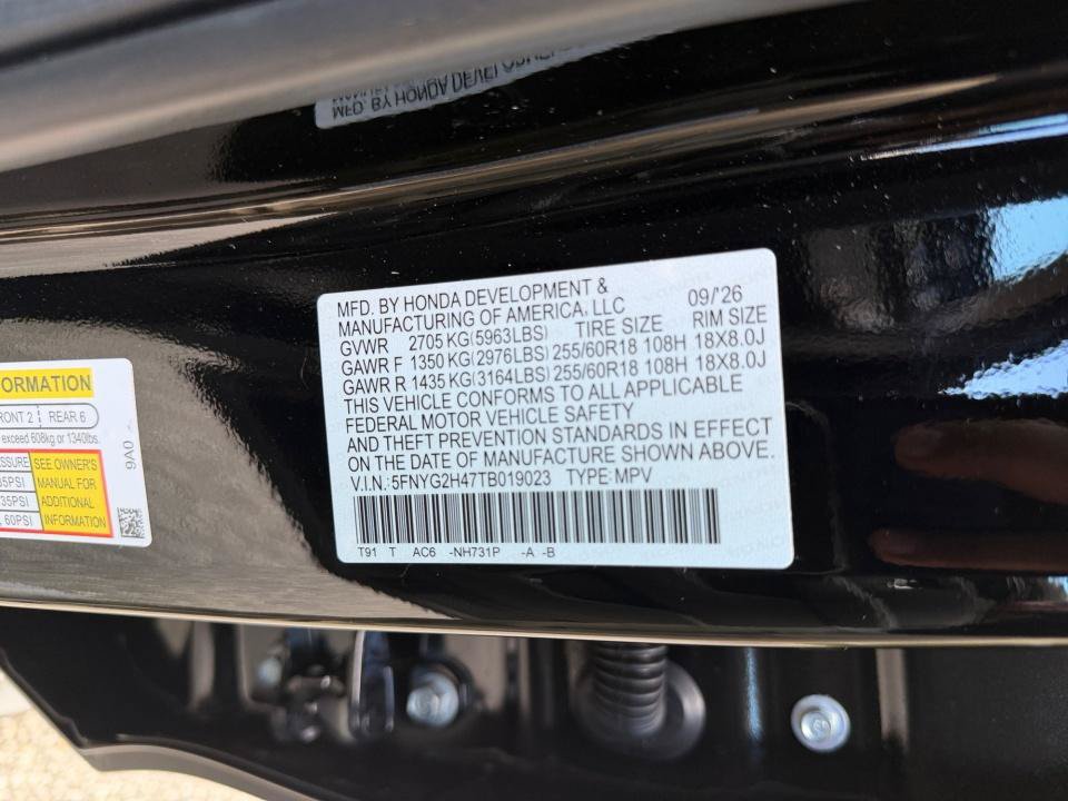 New 2026 Honda Pilot EX-L image 35