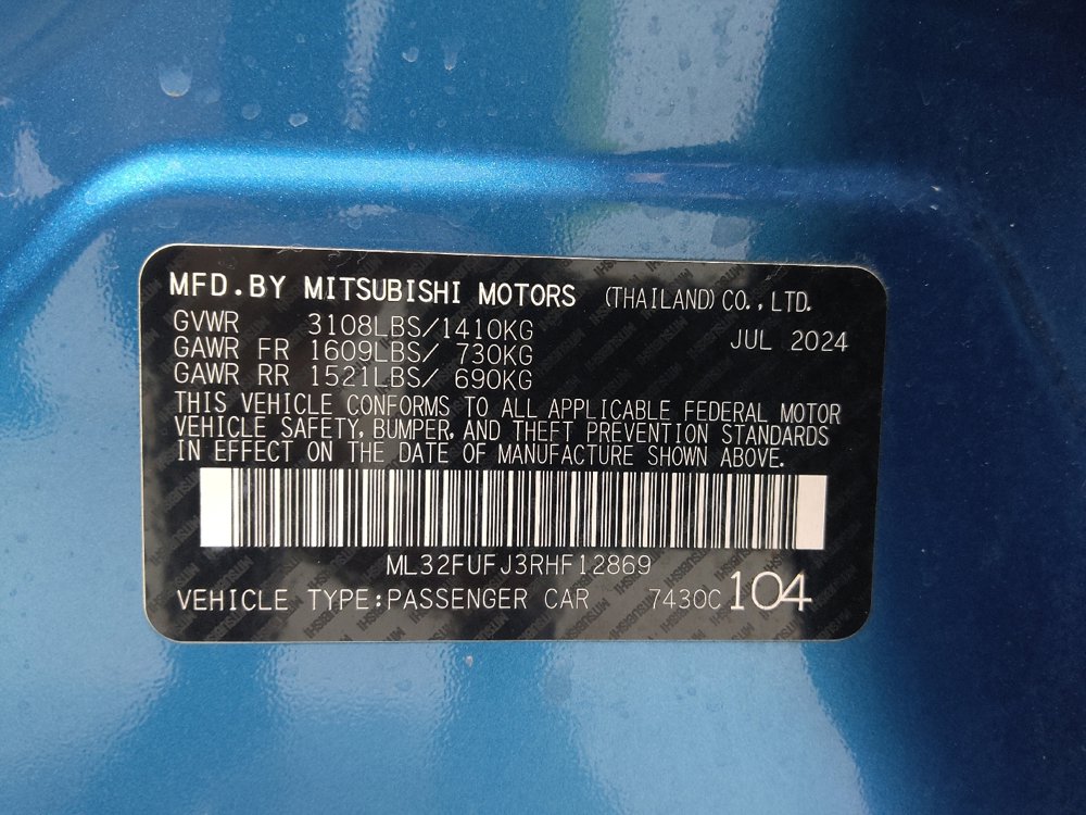 Used 2024 Mitsubishi Mirage G4 ES image 33
