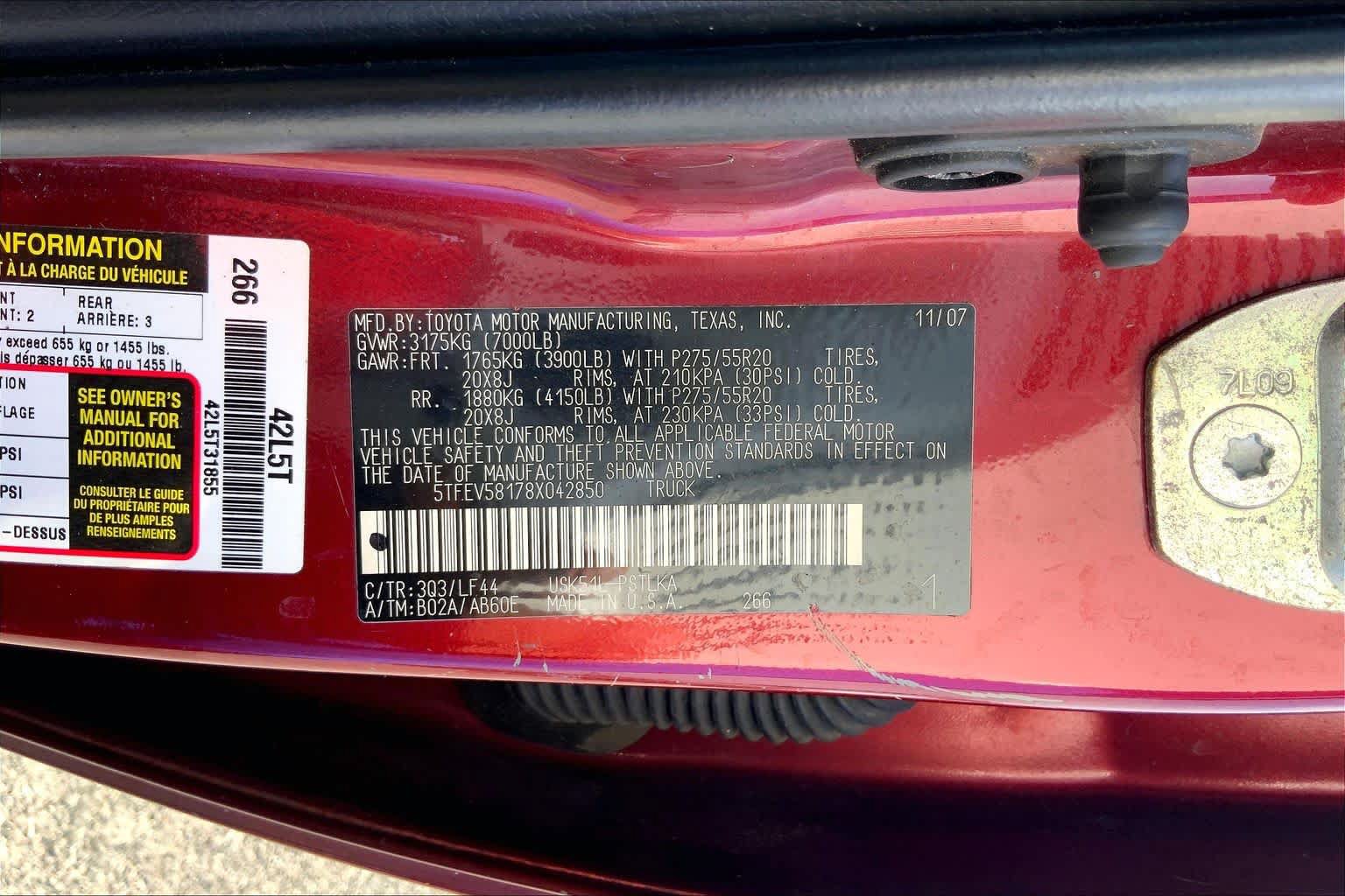 Used 2008 Toyota Tundra Limited RWD image 35