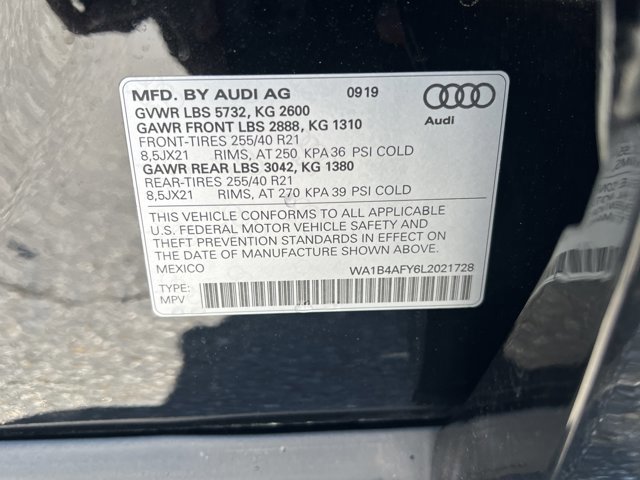Used 2020 Audi SQ5 Premium Plus image 27