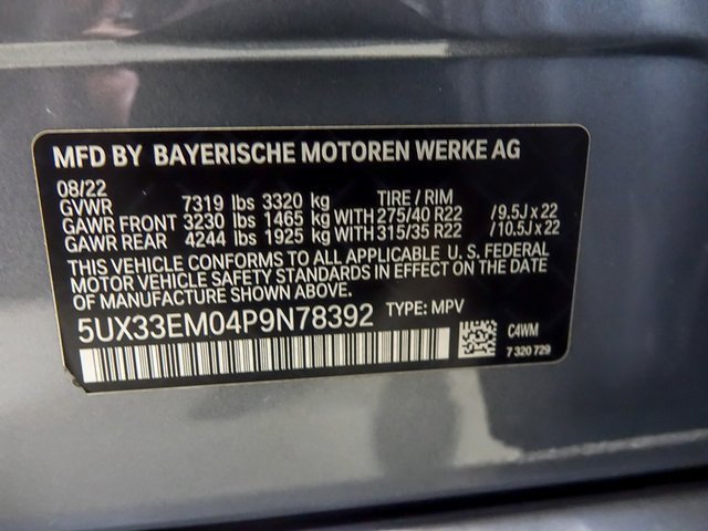 Used 2023 BMW X7 M60i w/ Executive Package image 37