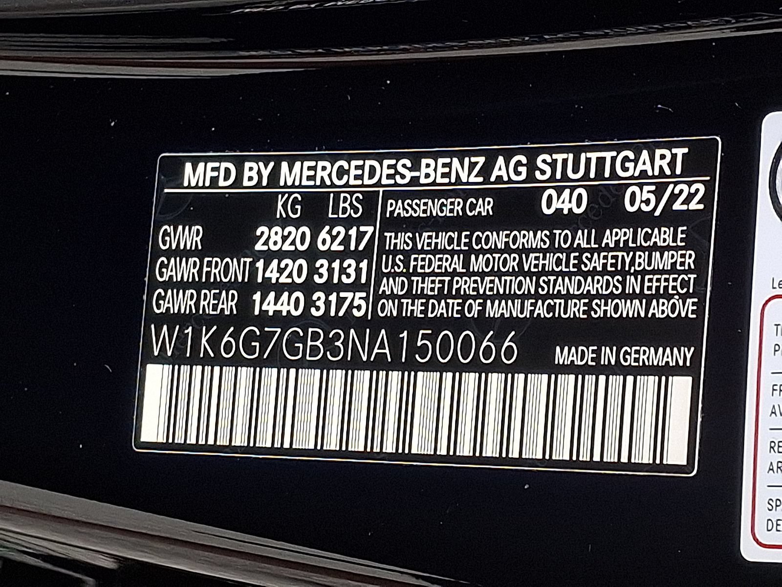 Certified 2022 Mercedes-Benz S 580 4MATIC Sedan image 27