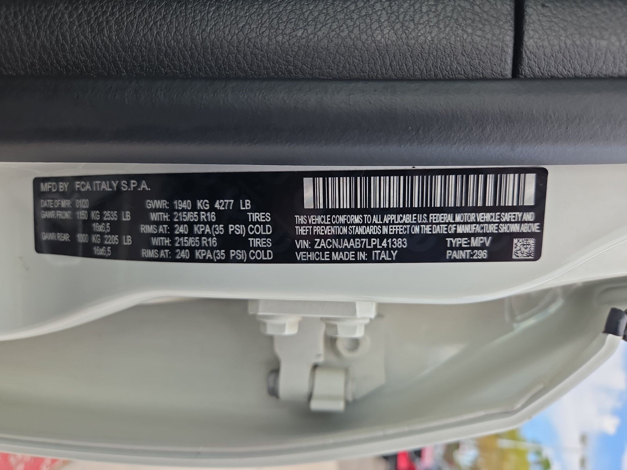 Used 2020 Jeep Renegade Sport w/ UConnect 7.0 Group FWD image 31