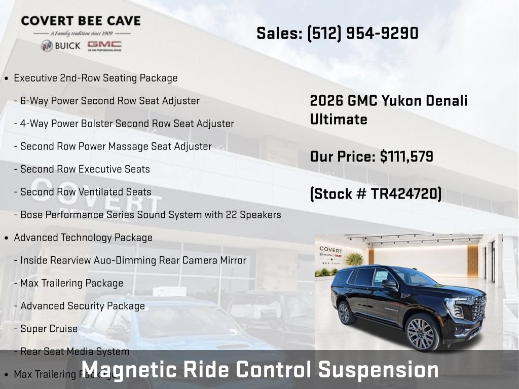New 2026 GMC Yukon Denali Ultimate AWD/4WD image 22