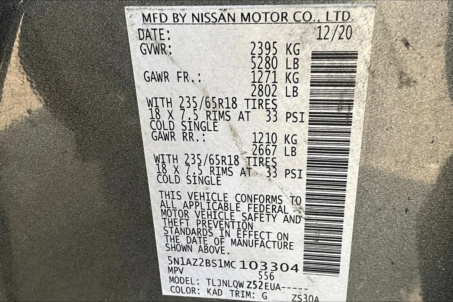 Used 2021 Nissan Murano SV AWD/4WD image 16