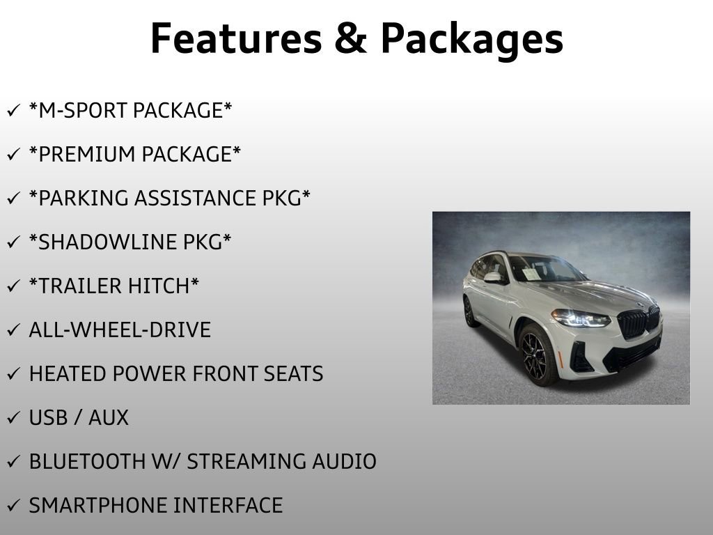 Used 2023 BMW X3 xDrive30i w/ M Sport Package image 4