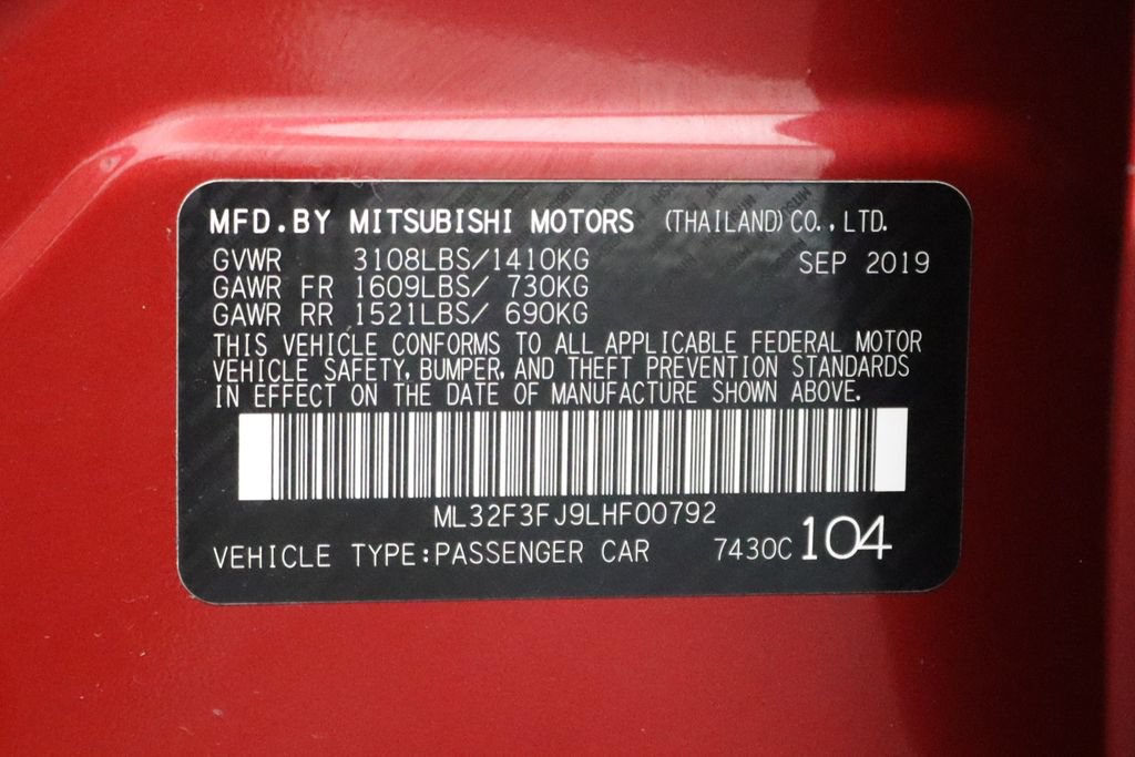 Used 2020 Mitsubishi Mirage G4 ES FWD image 28