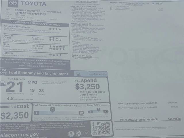 New 2026 Toyota Tacoma TRD Off-Road image 24