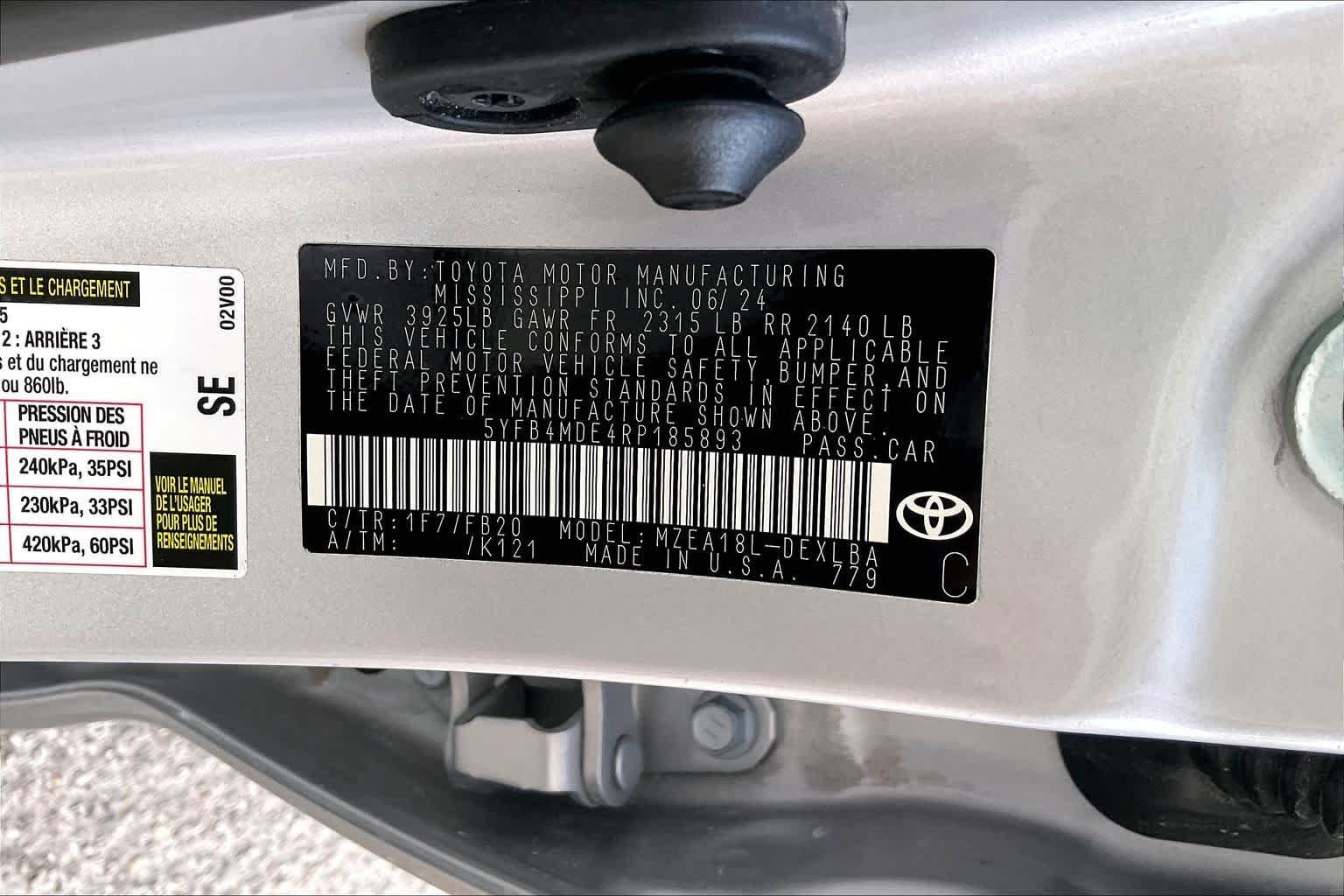 Used 2024 Toyota Corolla LE FWD image 34