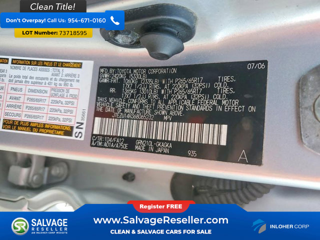 Used 2006 Toyota 4Runner SR5 image 16