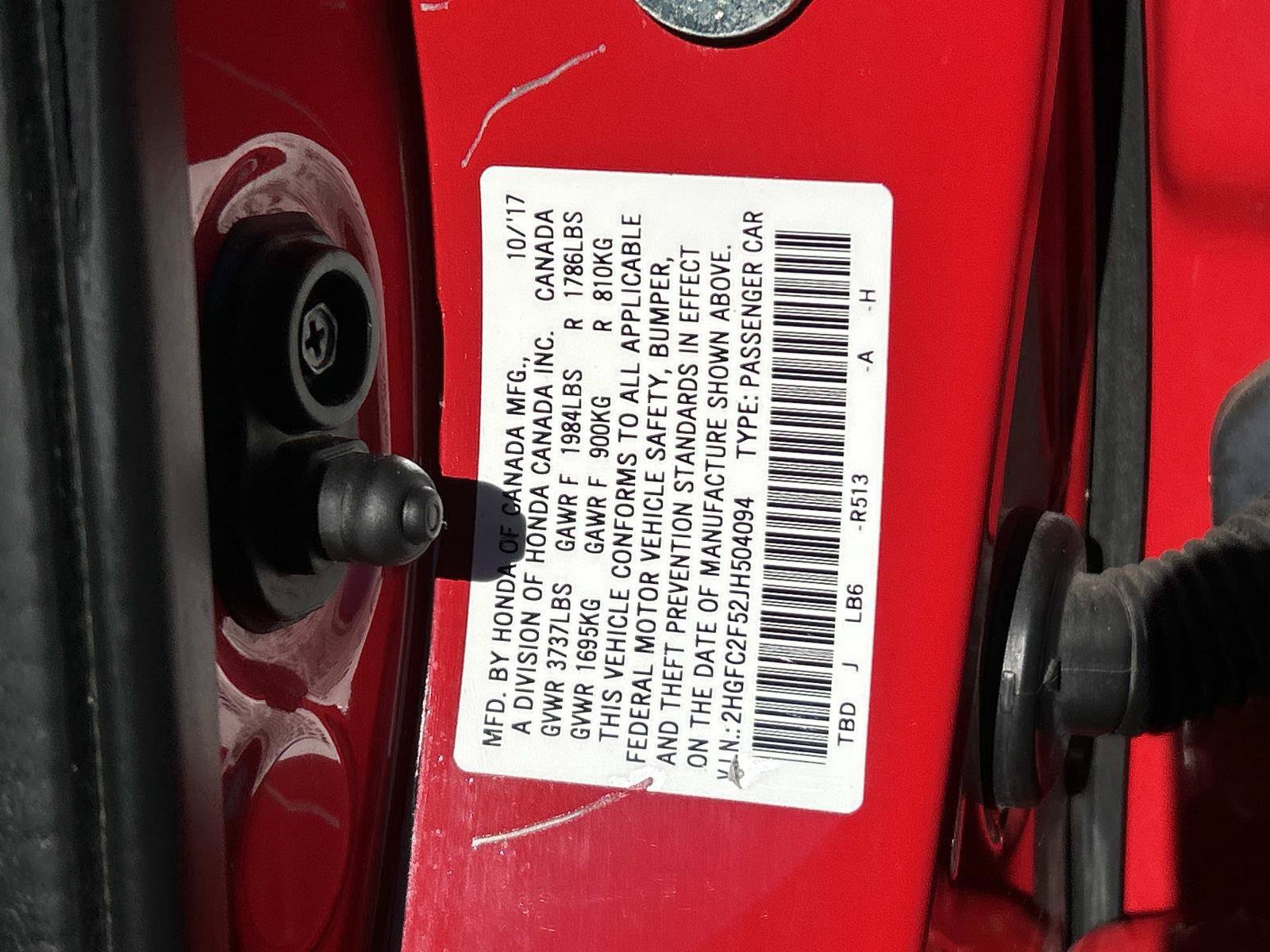 Used 2018 Honda Civic LX image 10