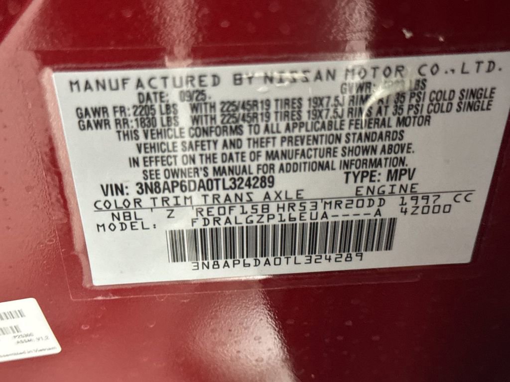 New 2026 Nissan Kicks SR w/ Illumination Package FWD image 27