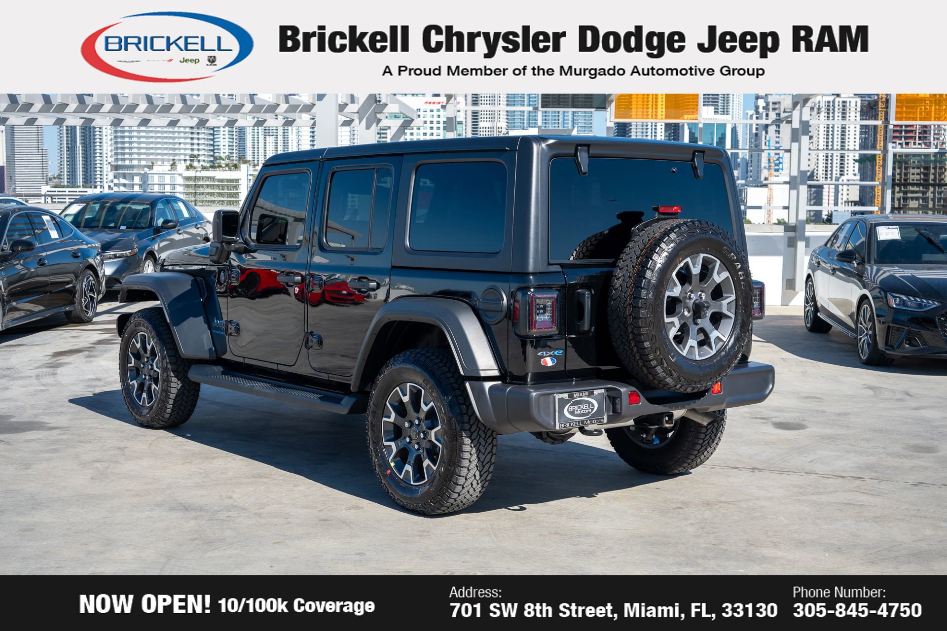 Used 2025 Jeep Wrangler Unlimited Sport S 4xe w/ LED Headlamp & Fog Lamp Group image 7