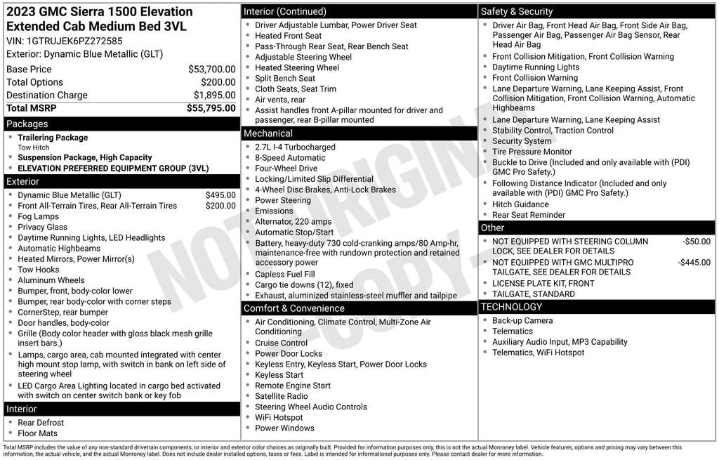 Used 2023 GMC Sierra 1500 Elevation AWD/4WD image 6