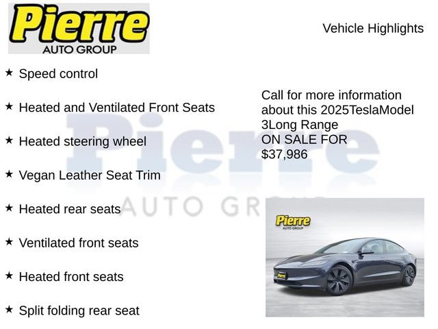 Used 2025 Tesla Model 3 Long Range RWD image 22