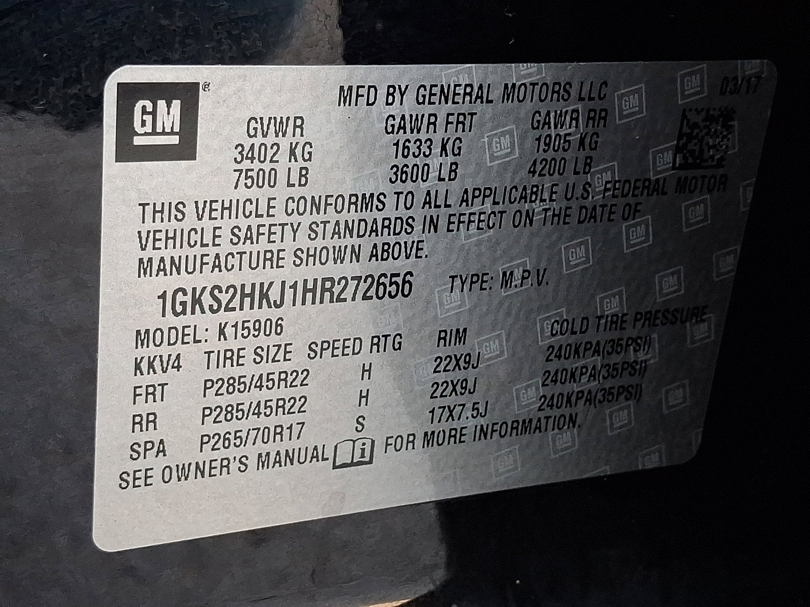 Used 2017 GMC Yukon XL Denali w/ Open Road Package image 32