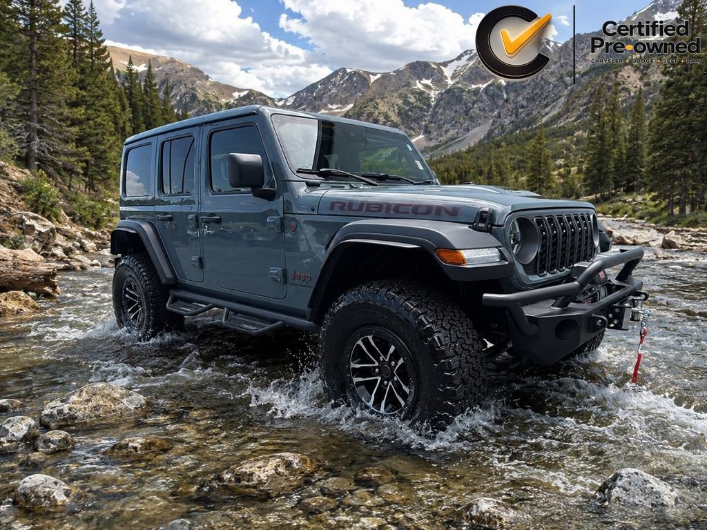 Certified 2024 Jeep Wrangler Unlimited Rubicon w/ XTREMEE 35" Tire Package