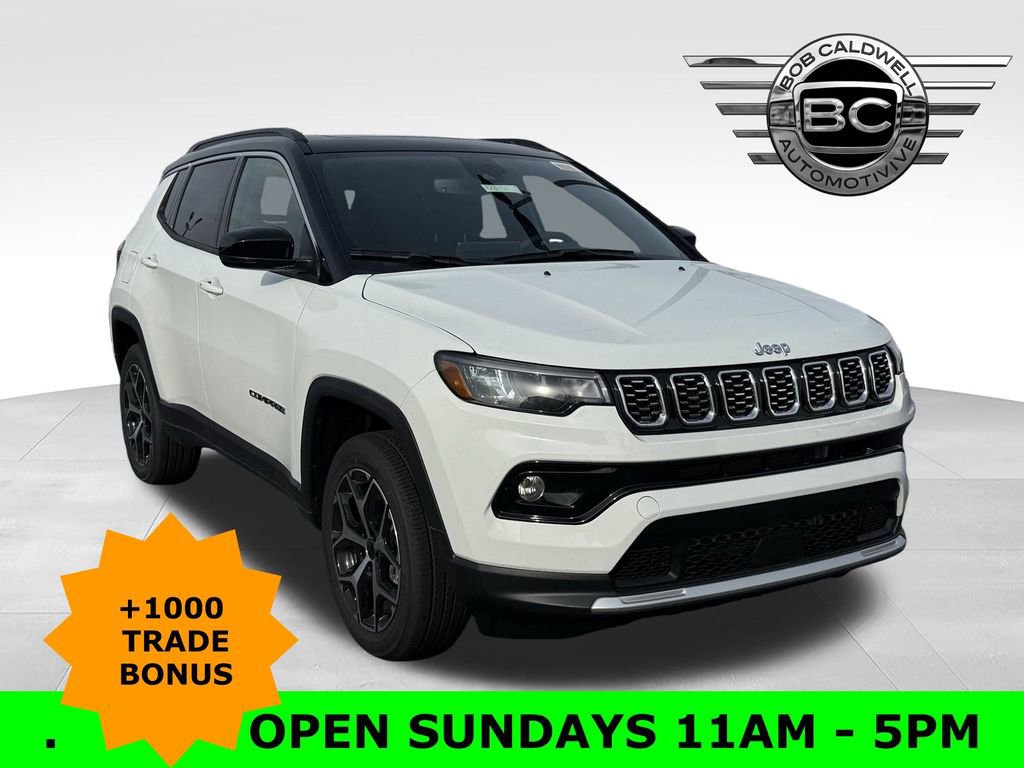 New 2026 Jeep Compass Limited w/ Sun, Sound & Navigation Group