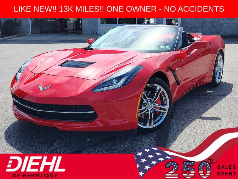 Used 2017 Chevrolet Corvette Stingray Convertible w/ 1LT RWD 360° Tour
