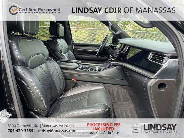 Certified 2024 Jeep Grand Wagoneer L Series II w/ Quick Order Packagew 28T image 15