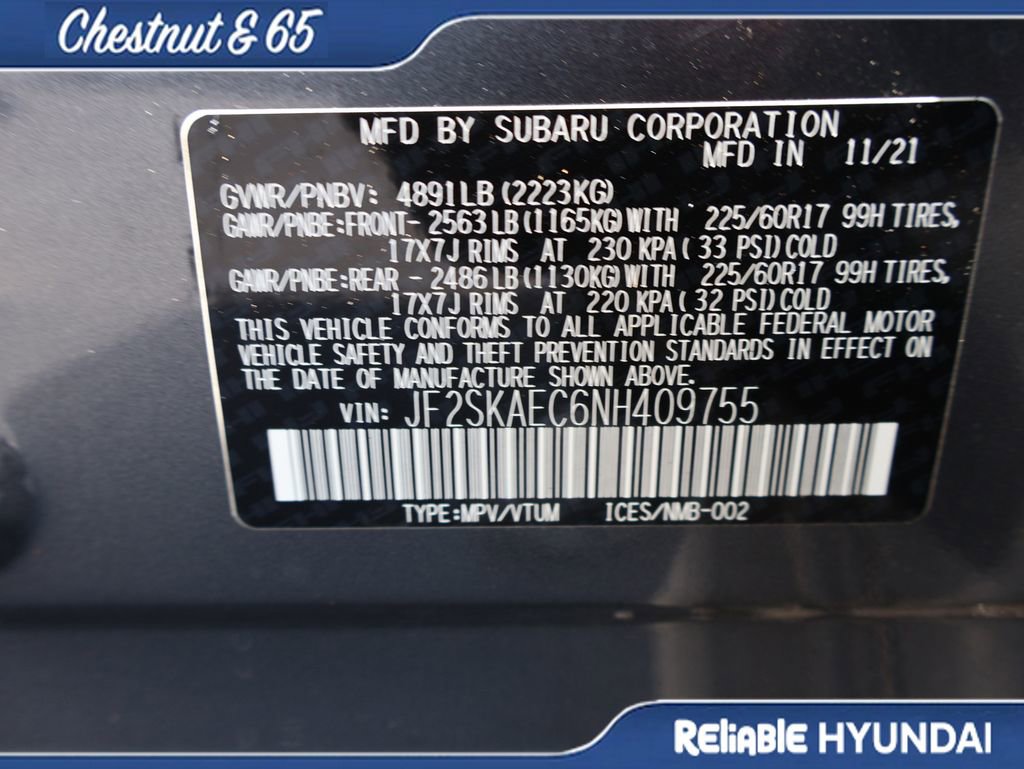 Used 2022 Subaru Forester Premium AWD/4WD image 43