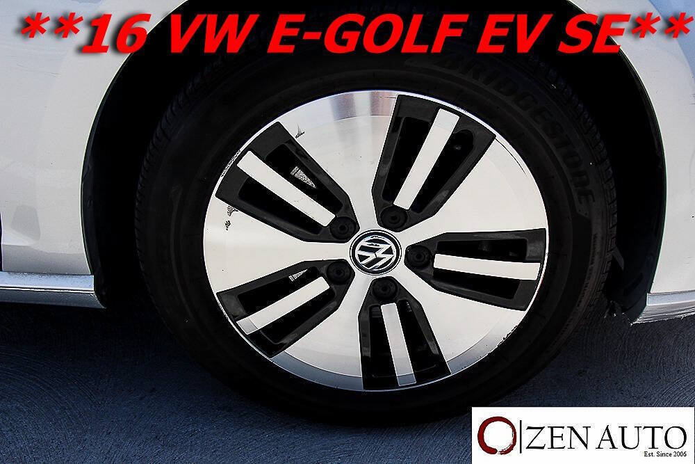 Used 2016 Volkswagen e-Golf SE FWD image 46