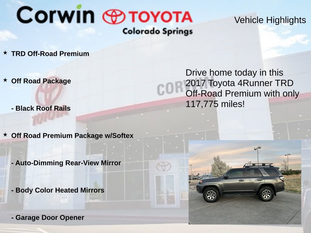 Used 2017 Toyota 4Runner TRD Off-Road Premium image 6