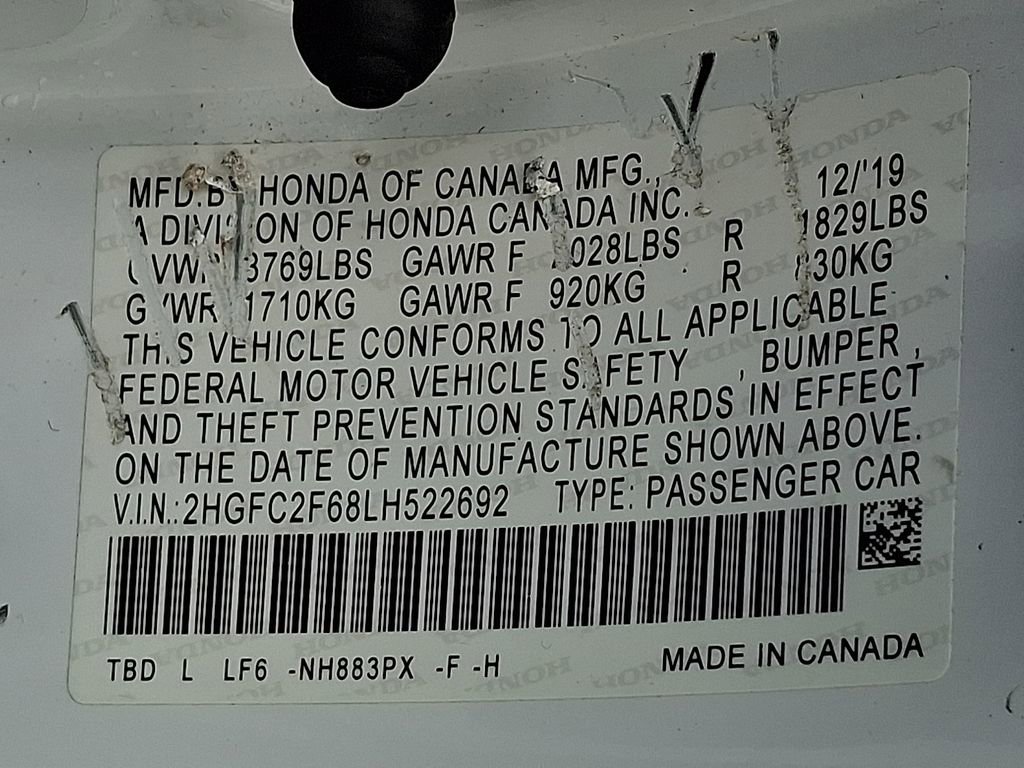 Used 2020 Honda Civic LX image 26