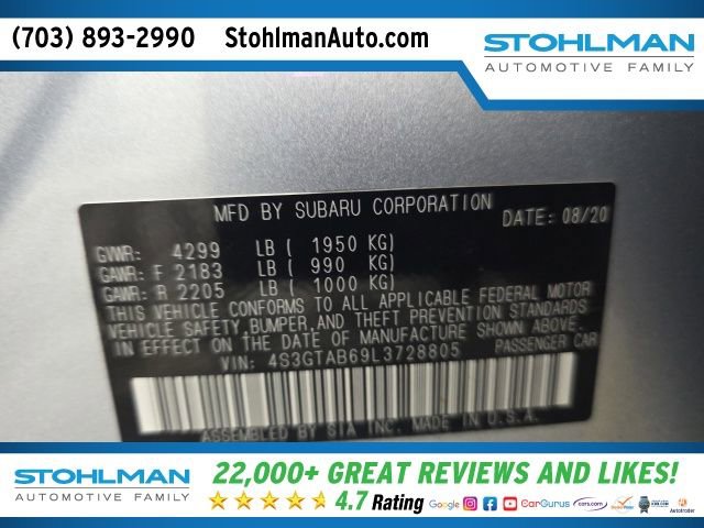 Used 2020 Subaru Impreza 2.0i AWD/4WD image 37
