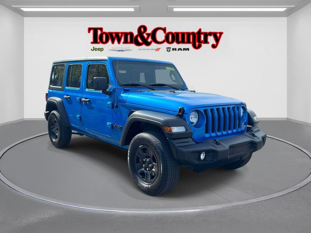 Certified 2022 Jeep Wrangler Unlimited Sport AWD/4WD image 1
