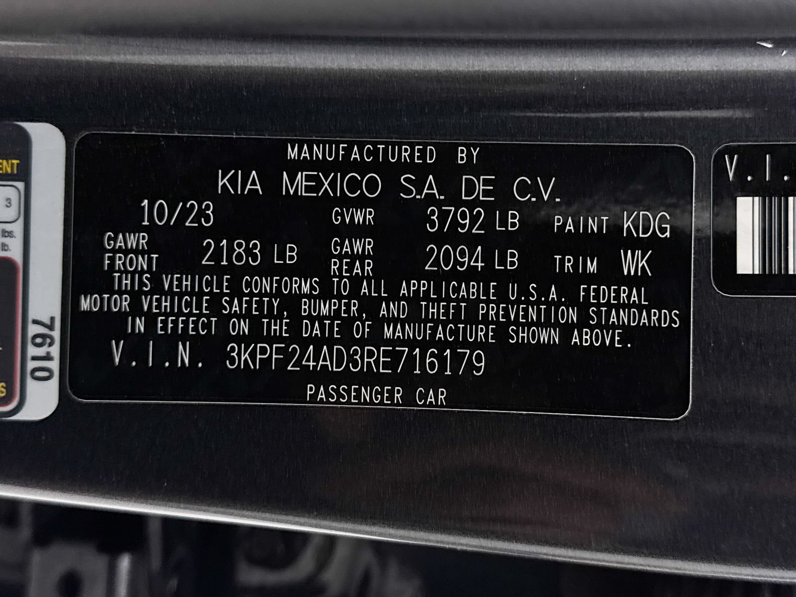 Used 2024 Kia Forte LXS w/ LXS Technology Package FWD image 36